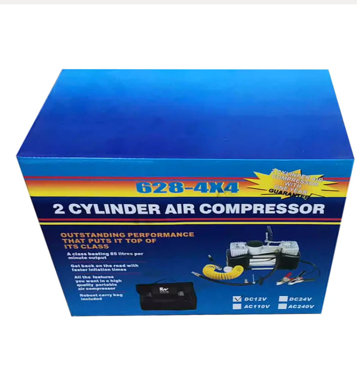 AireMax 150® - Compresor de aire portátil doble pistón + kit de reparación