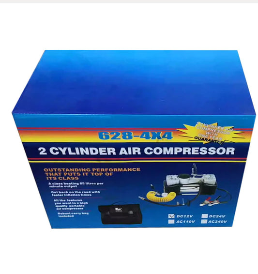 AireMax 150® - Compresor de aire portátil doble pistón + kit de reparación